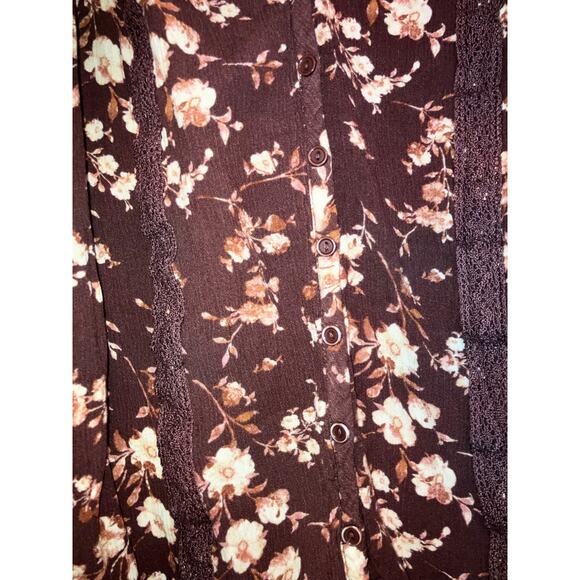 Wallflower floral boho blouse size XL - Picture 5 of 6